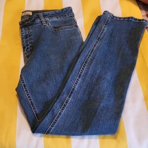 Stylish Blue Straight Leg Jeans